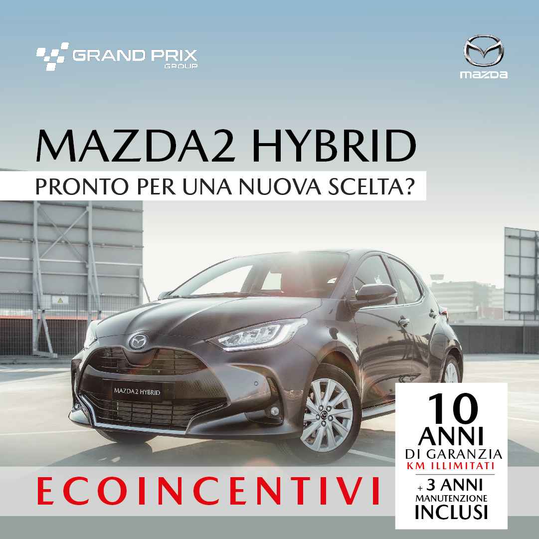 Mazda2 hybrid ecoincentivi